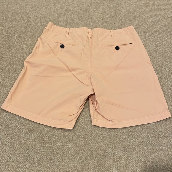 Billy Reid Men 32 Peach Chino Shorts 8” Inseam - Picture 2 of 7